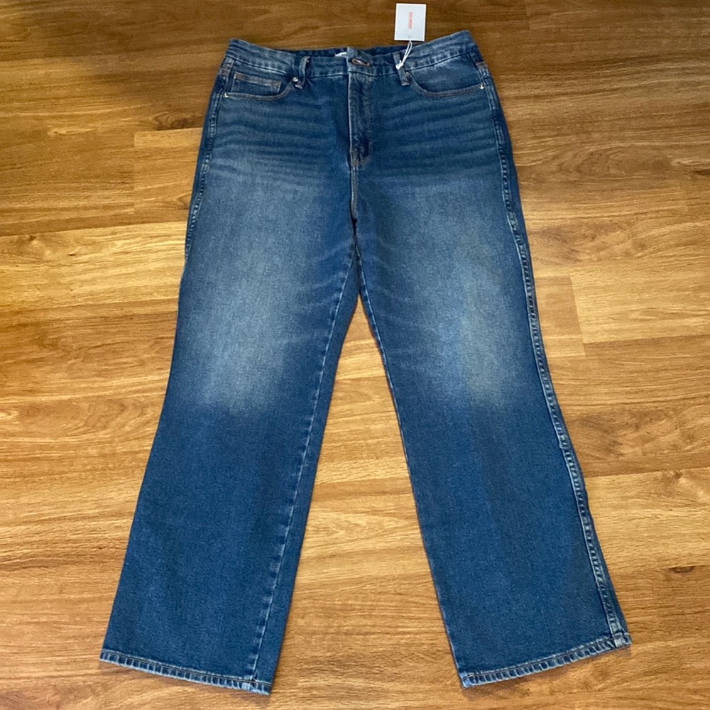 Good American good curve straight jeans